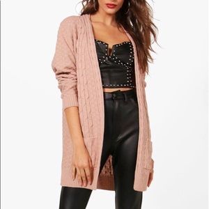 Waffle Knit Cardigan